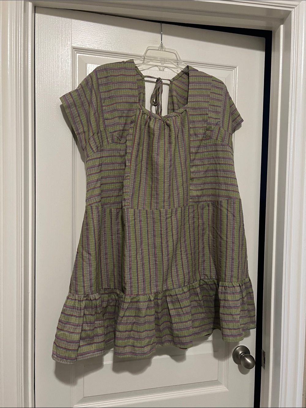 Easel SS Striped Dress